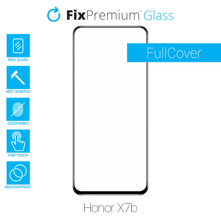 FixPremium FullCover Glass - Verre trempé pour Honor X7b