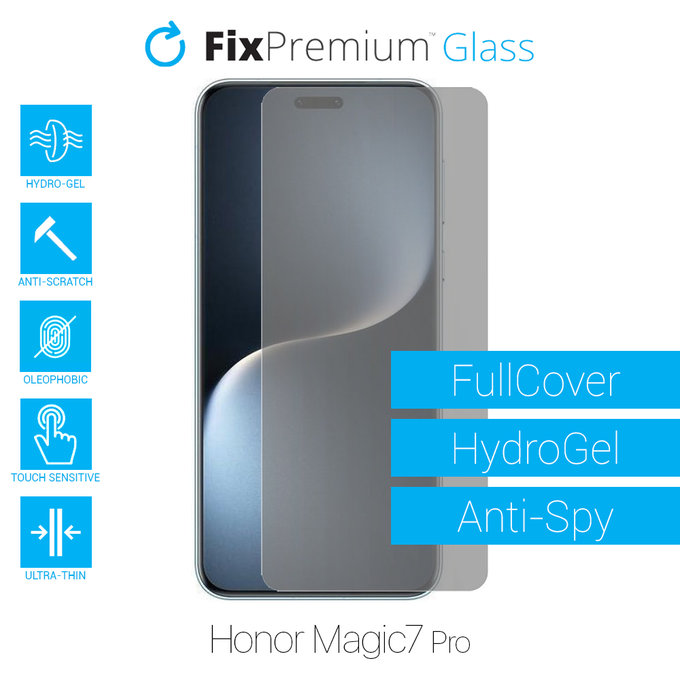 FixPremium HydroGel Anti-Spy - Protecteur d'écran pour Honor Magic7 Pro