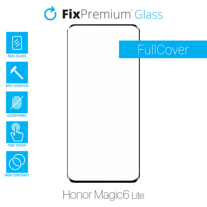FixPremium FullCover Glass - Verre trempé pour Honor Magic6 Lite