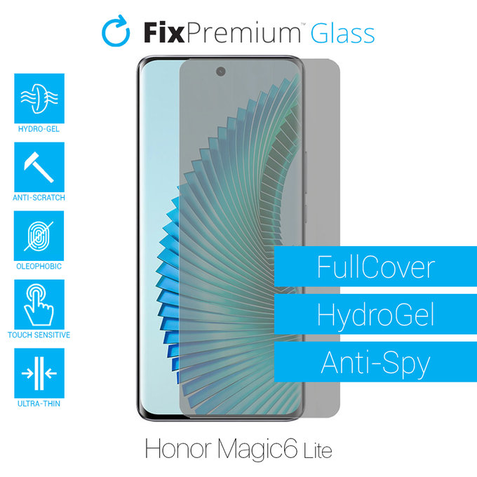 FixPremium HydroGel Anti-Spy - Protecteur d'écran pour Honor Magic6 Lite