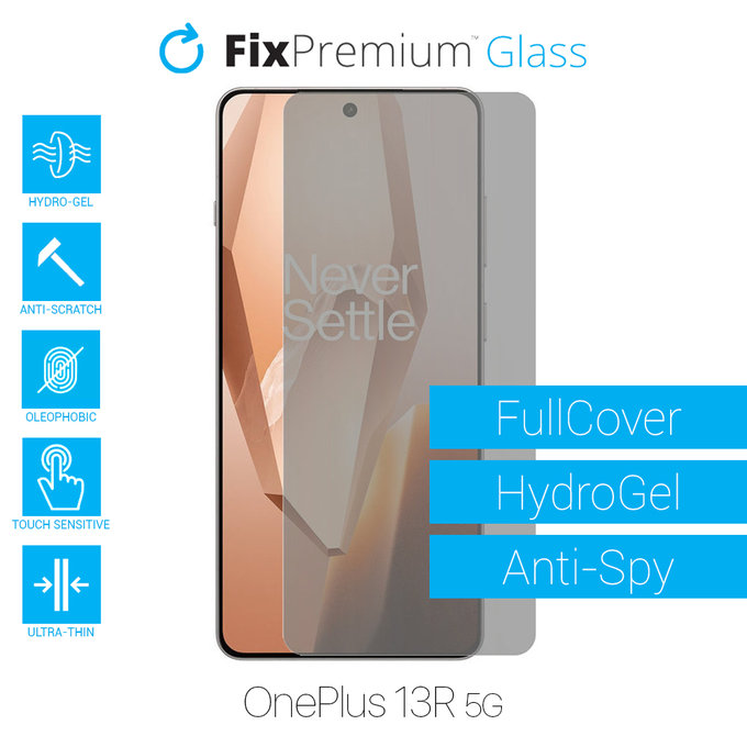 FixPremium HydroGel Anti-Spy - Protecteur d'écran pour OnePlus 13R 5G CPH2645