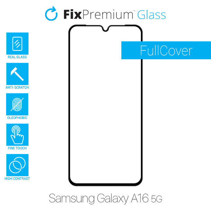 FixPremium FullCover Glass - Verre trempé pour Samsung Galaxy A16 5G