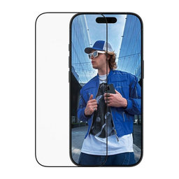 PanzerGlass - Verre trempé UWF avec applicateur pour iPhone 17/16 Pro, noir