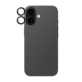 Protection d'objectif Hoops pour iPhone 17/16 Plus/16, noir, PanzerGlass