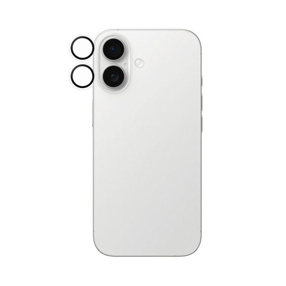 PanzerGlass - Couvercle de Protection d'Objectif d'Appareil Hoops pour iPhone 16, 16 Plus, 17, transparente
