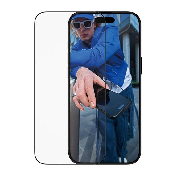 PanzerGlass - Verre trempé UWF avec applicateur pour iPhone 17 Air, noir