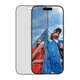 PanzerGlass - Verre trempé UWF 2-Way Privacy avec applicateur pour iPhone 17/16 Pro, noir
