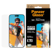 Verre trempé Anti-Reflective avec applicateur pour iPhone 17 Pro Max, Noir, PanzerGlass