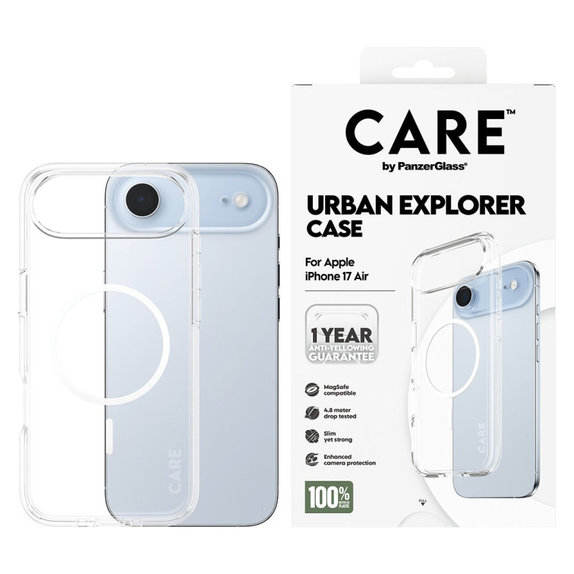 Coque Urban Explorer avec MagSafe pour iPhone Air, Blanc, CARE