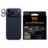 Protection d'objectif Hoops Ceramic II pour iPhone 17 Pro Max/17 Pro/16 Pro Max/16 Pro, noir, PanzerGlass