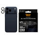Protection d'objectif Hoops Ceramic II pour iPhone 17 Pro Max/17 Pro/16 Pro Max/16 Pro, noir, PanzerGlass