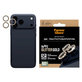 Protection d’objectif photo Hoops pour iPhone 17 Pro Max/17 Pro/16 Pro Max/16 Pro, Glitter Gold, PanzerGlass