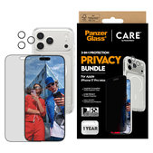 Bundle 3-en-1 Privacy pour iPhone 17 Pro Max, PanzerGlass