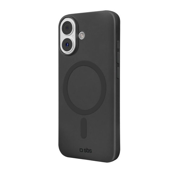 SBS - Housse Instinct Mag compatible avec MagSafe pour iPhone 17, noir