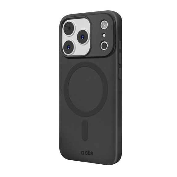 SBS - Housse Instinct Mag compatible avec MagSafe pour iPhone 17 Pro, noir