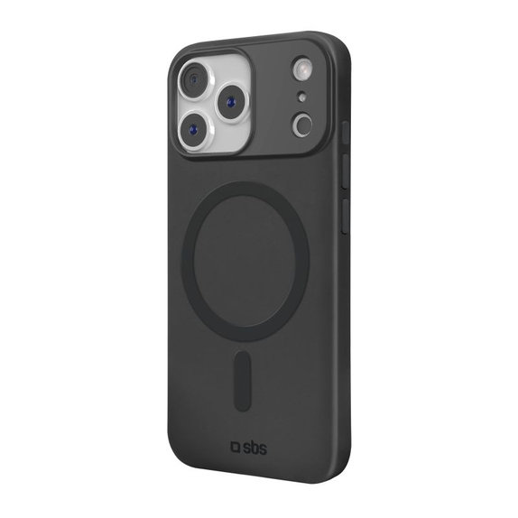 SBS - Housse Instinct Mag compatible avec MagSafe pour iPhone 17 Pro Max, noir