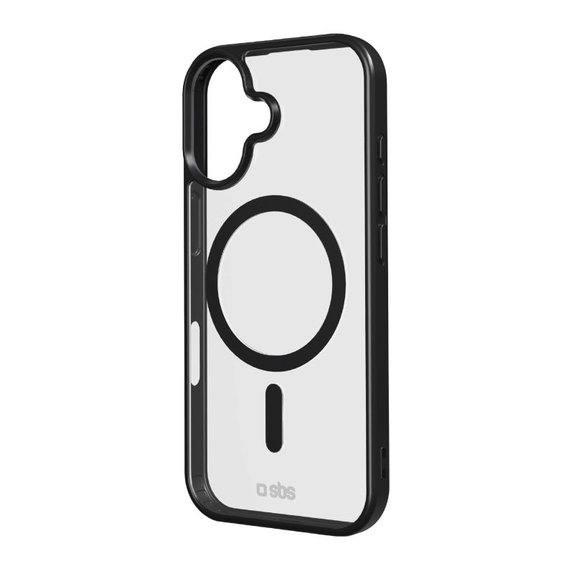 SBS - Housse Mag Frame compatible avec MagSafe pour iPhone 17, noir