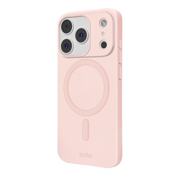 SBS - Housse Instinct Mag compatible avec MagSafe pour iPhone 17 Pro Max, rose
