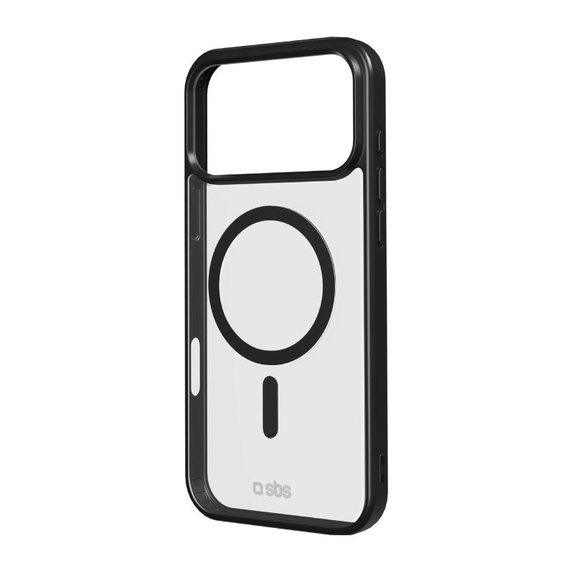 SBS - Housse Mag Frame compatible avec MagSafe pour iPhone 17 Pro Max, noir