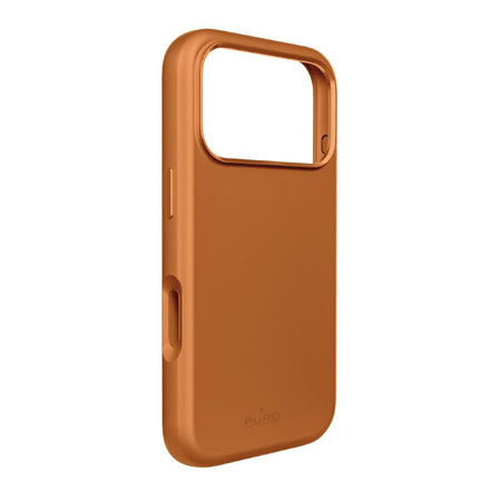 PURO - Housse ICON MAG PRO avec MagSafe pour iPhone 17 Pro, orange