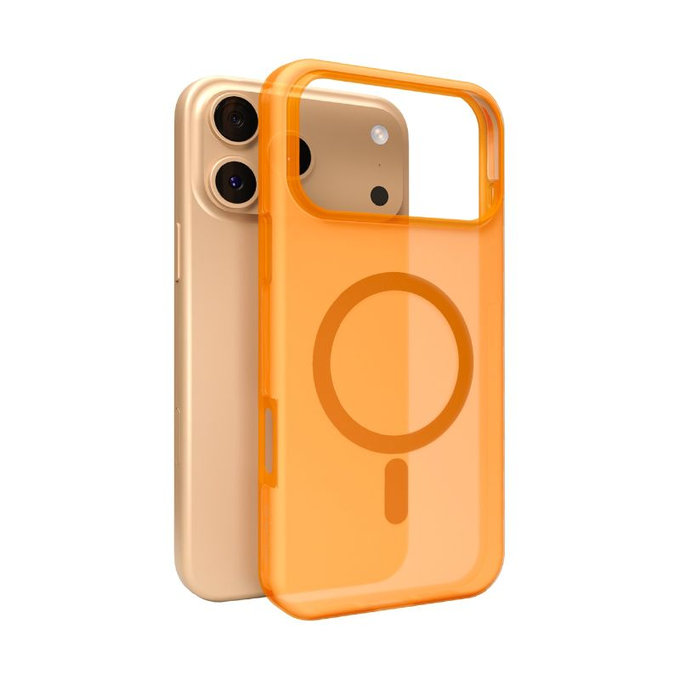 PURO - Housse DAYLIGHT avec MagSafe pour iPhone 17 Pro, orange