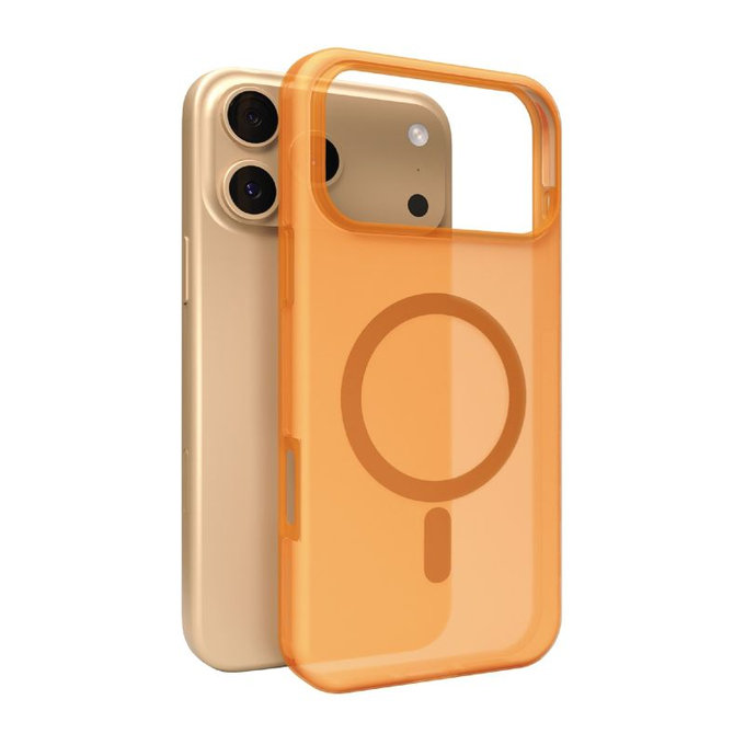 PURO - Housse DAYLIGHT avec MagSafe pour iPhone 17 Pro Max, orange