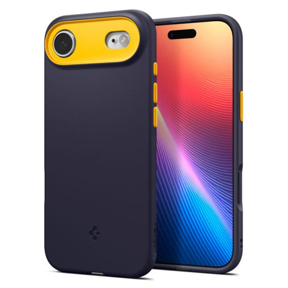 Spigen - Housse Nano Pop avec MagSafe pour iPhone 17 Air, Blueberry Navy