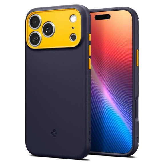 Spigen - Housse Nano Pop avec MagSafe pour iPhone 17 Pro, Blueberry Navy