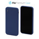 FixPremium - Coque en silicone pour iPhone X & XS, bleu