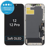 Écran Soft OLED pour iPhone 12, 12 Pro, Tactile avec cadre, DIAGNOSTIC