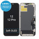 Écran Soft OLED pour iPhone 12, 12 Pro, Tactile avec cadre, DIAGNOSTIC