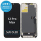Écran Soft OLED pour iPhone 12 Pro Max, Tactile avec cadre, DIAGNOSTIC