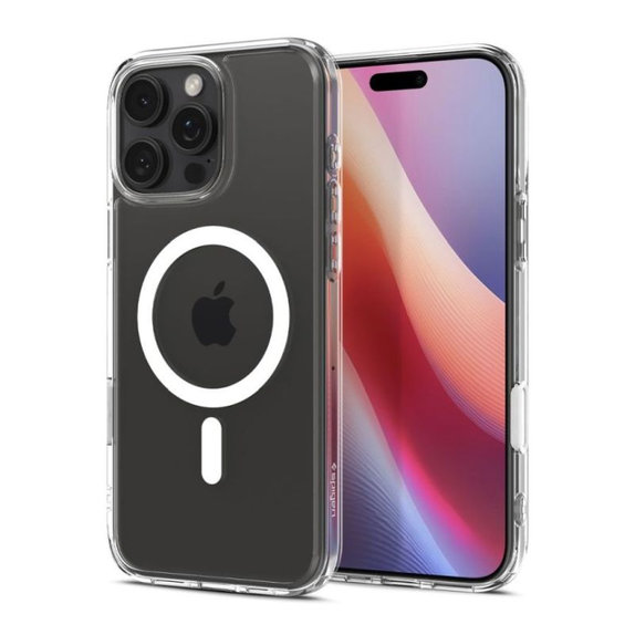 Spigen - Coque Ultra Hybrid "T" avec MagSafe pour iPhone 16 Pro, blanc