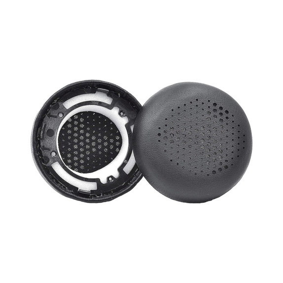Coussinets de rechange pour AKG Y500, Mousse à mémoire + cuir PU, Noires, 1 Paire