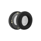 Coussinets de rechange pour AKG K701, K702, Q701, Q702, K601, K612, K712, Mousse + Velours, Noires, 1 Paire