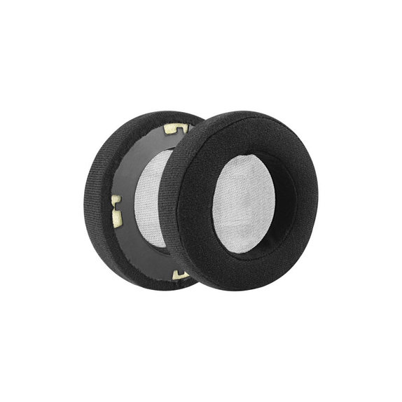 Coussinets de rechange pour AKG K701, K702, Q701, Q702, K601, K612, K712, Mousse + Velours, Noires, 1 Paire