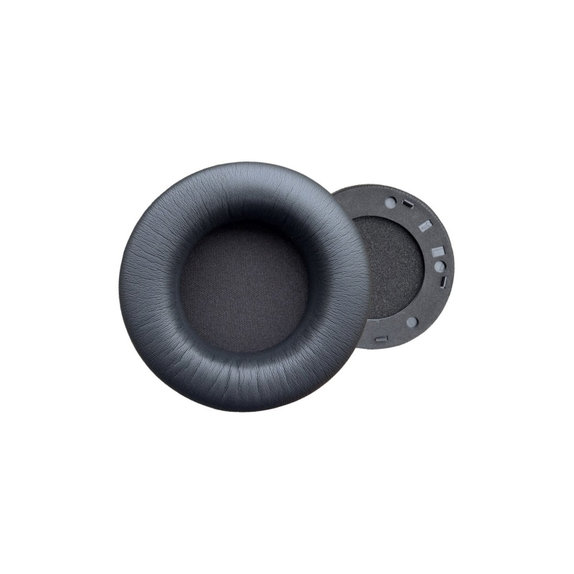 Coussinets de rechange pour AKG Y600NC, Mousse à mémoire + cuir PU, Noires, 1 Paire