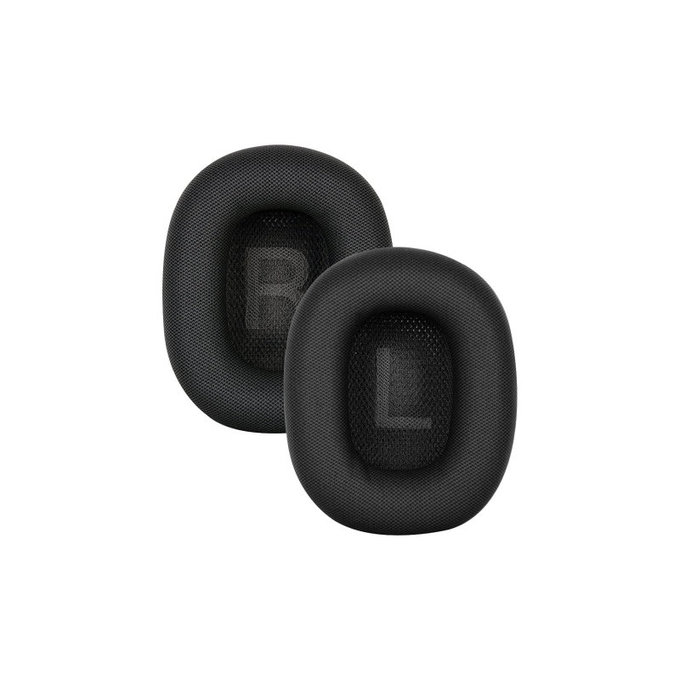 Coussinets de rechange pour Apple AirPods Max, en Textile, Noires, Gel Rafraîchissant, 1 Paire