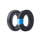 Coussinets de rechange pour Bose NC700, Mousse à mémoire + en Textile + cuir PU, Noires, Gel Rafraîchissant, 1 Paire