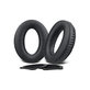 Coussinets de rechange pour Bose Aviation A10, A20, Mousse à mémoire + cuir PU, Noires, 1 Paire