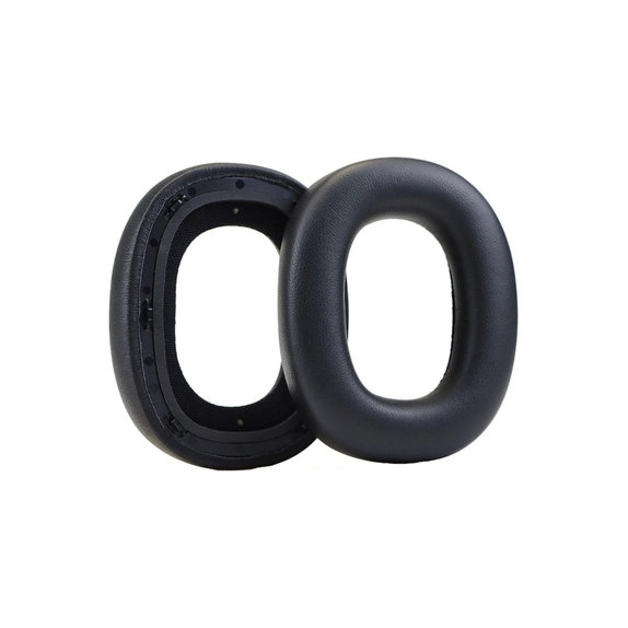 Coussinets de rechange pour Bowers & Wilkins PX8, PX7S2, Mousse à mémoire + cuir PU, Noires, 1 Paire