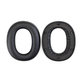 Coussinets de rechange pour Edifier W860NB Pro, WH950NB, Mousse à mémoire + Cuir, Noires, 1 Paire