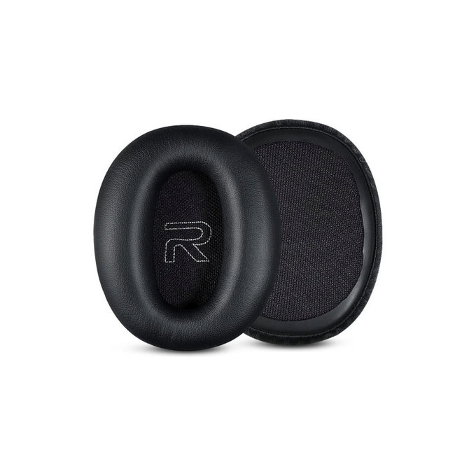 Coussinets de rechange pour Edifier W820BT, Mousse à mémoire + cuir PU, Noires, 1 Paire