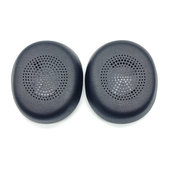 Coussinets de rechange pour Jabra Evolve2 30, Mousse à mémoire + cuir PU, Noires, 1 Paire