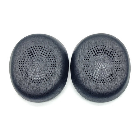 Coussinets de rechange pour Jabra Evolve2 30, Mousse à mémoire + cuir PU, Noires, 1 Paire