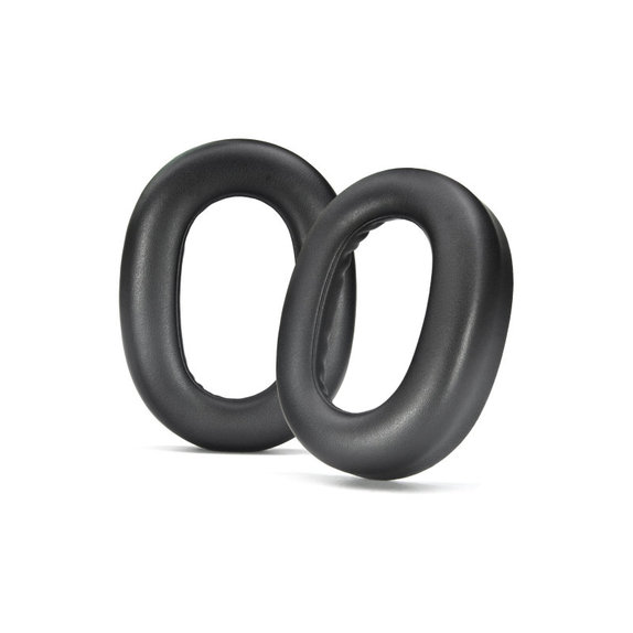 Coussinets de rechange pour Jabra Evolve2 85 UC/MS, Mousse à mémoire + Cuir, Noires, 1 Paire