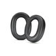 Coussinets de rechange pour Jabra Evolve2 85 UC/MS, Mousse à mémoire + Cuir, Noires, 1 Paire