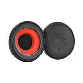 Coussinets de rechange pour Jabra Evolve2 50, 55, Mousse à mémoire + cuir PU, Noires, 1 Paire