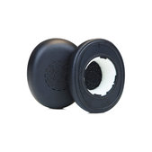 Coussinets de rechange pour Jabra Evolve2 65 UC/MS (Flex), Mousse à mémoire + cuir PU, Noires, 1 Paire