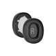 Coussinets de rechange pour JBL Tune 700BT, T750BT, Mousse à mémoire + cuir PU, Noires, 1 Paire